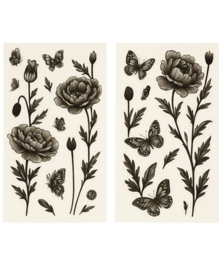 6D Glass Sticker (2Pcs)