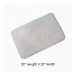 FluffySoft Floor Carpet – White & Pink Mix