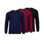 Long Sleeve Tee 3-Pack – Large