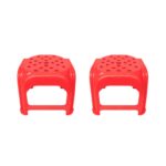 Baby Stool Red (2Pcs)