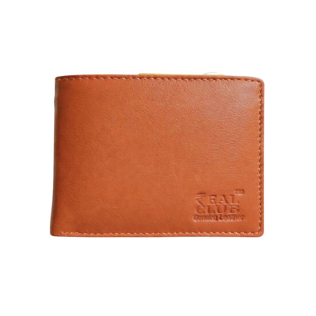 228.jpg Real Club Brown Leather Wallet - Image 1