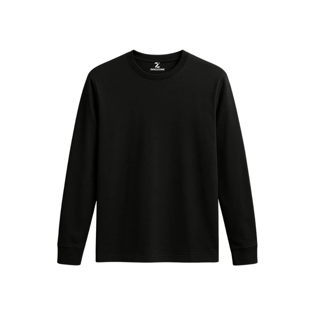 Black.jpg Elite Long Sleeve T-Shirt – Black - Image 1