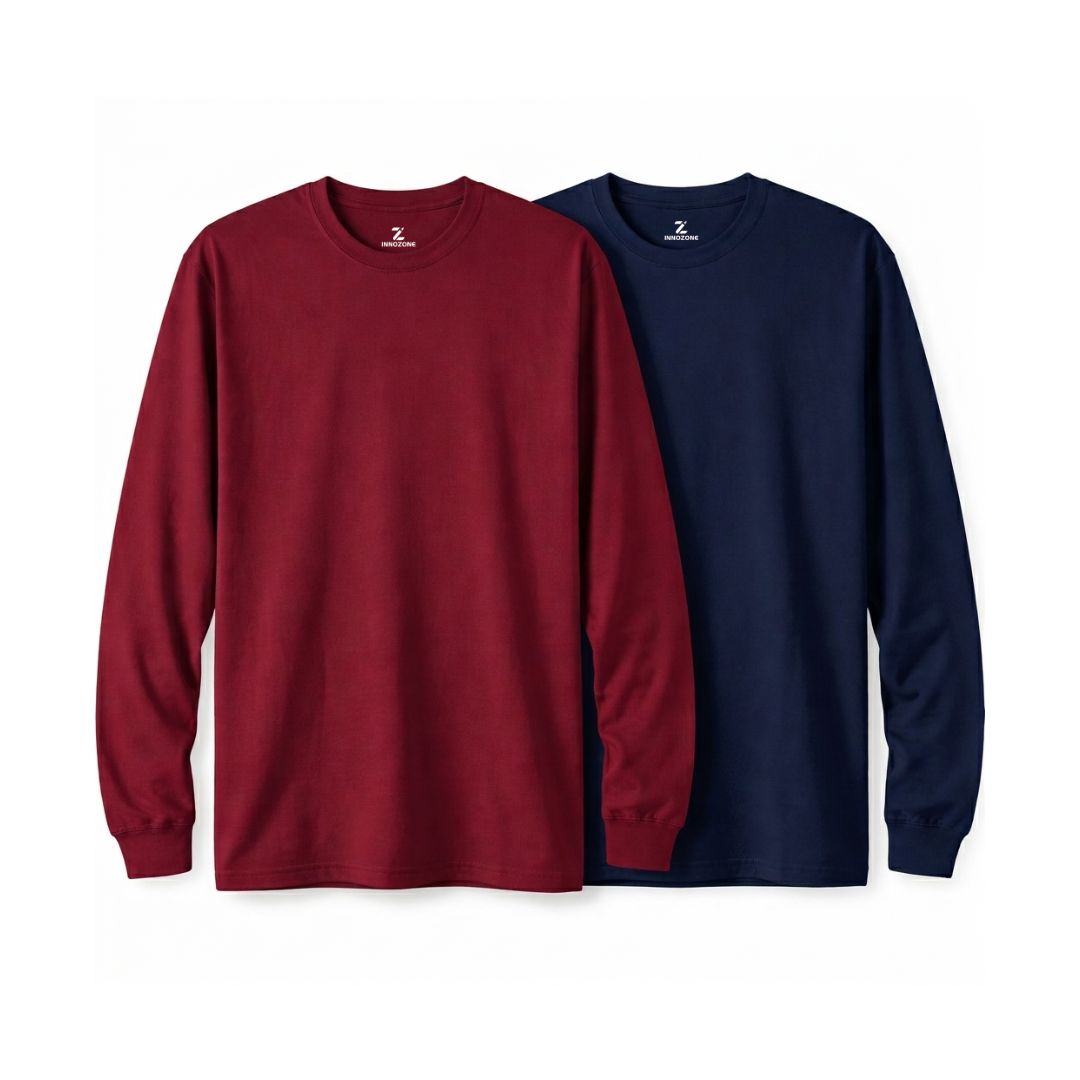 Maroon-Navy-Blue.jpg Royal Contrast Duo - Image 1