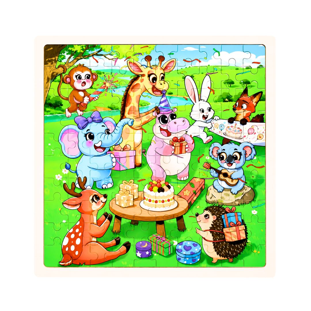 155 Wild Puzzle Set Birthday - Image 1