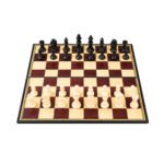 Magnetic Travel Chess Set Brown