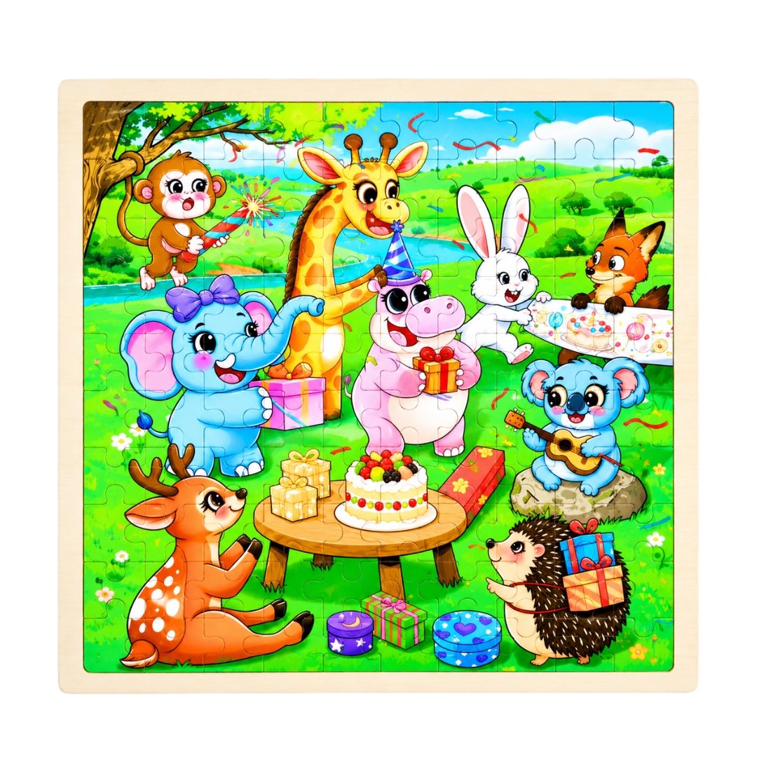 Wild Puzzle Set Birthday Wild Puzzle Set Birthday - Image 1