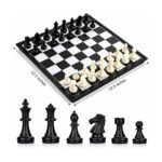 Magnetic Travel Chess Set Large (Black)